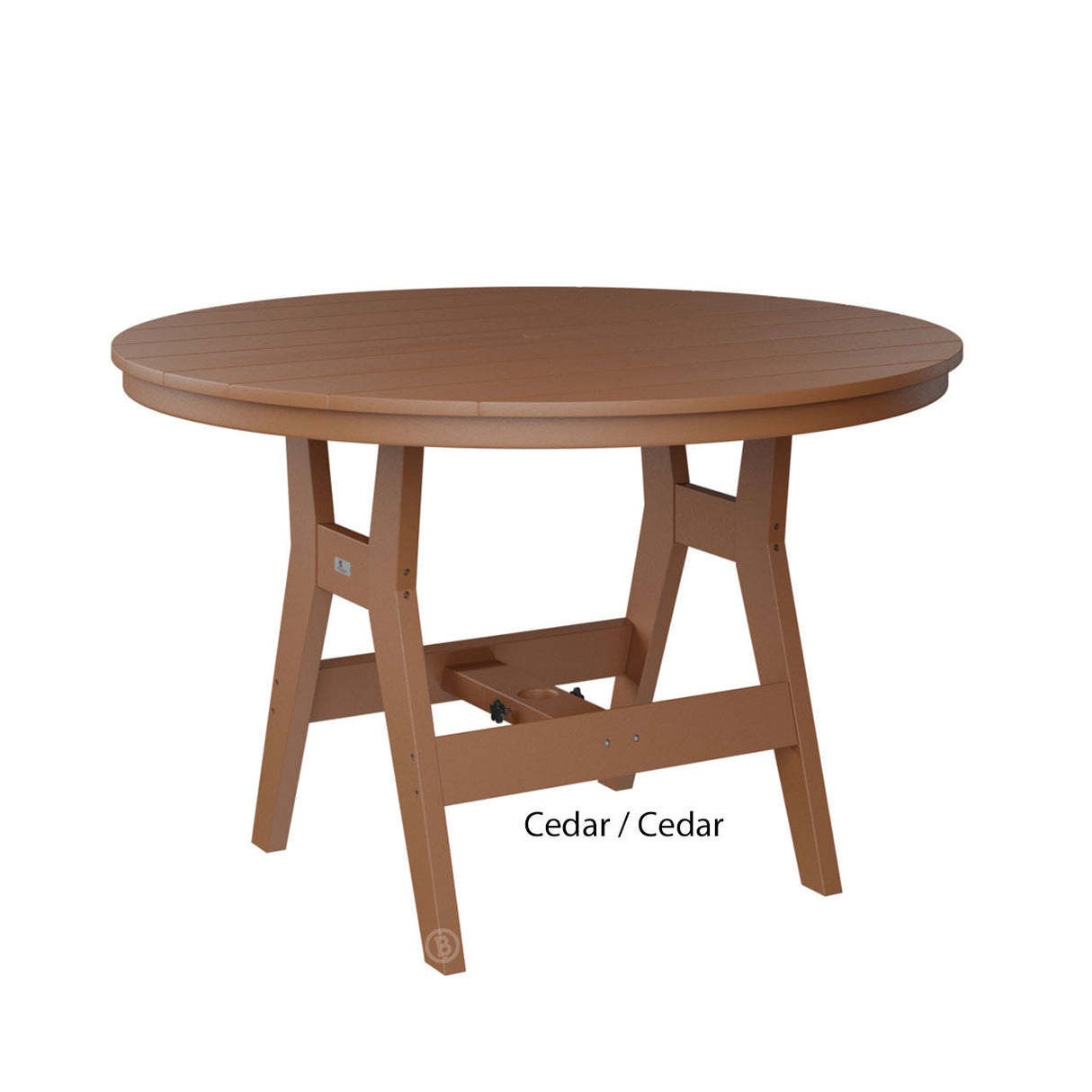 Berlin Gardens Harbor Dining Tables Standard Top 48" Round Dining Table