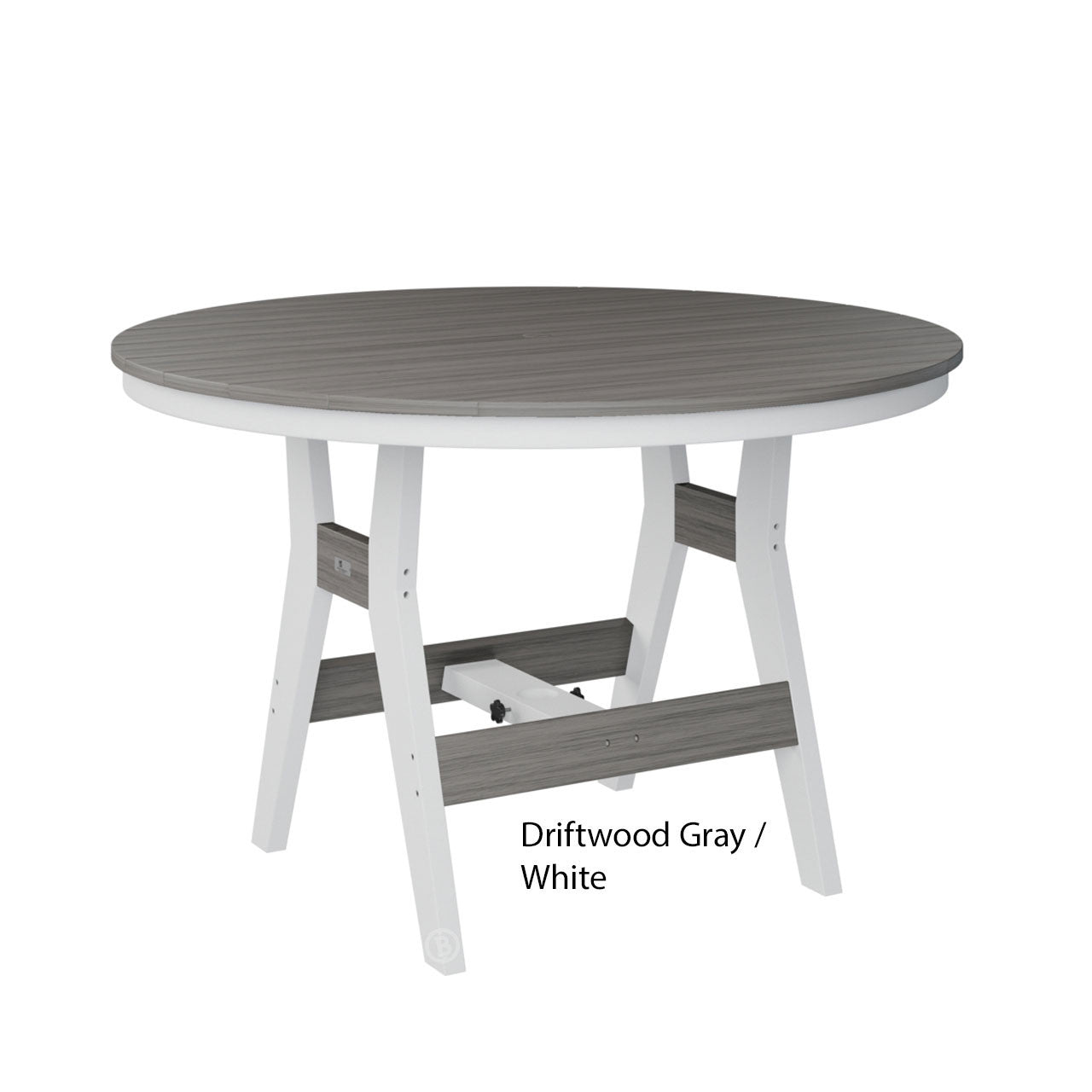 Berlin Gardens Harbor Dining Tables Standard Top 48" Round Dining Table