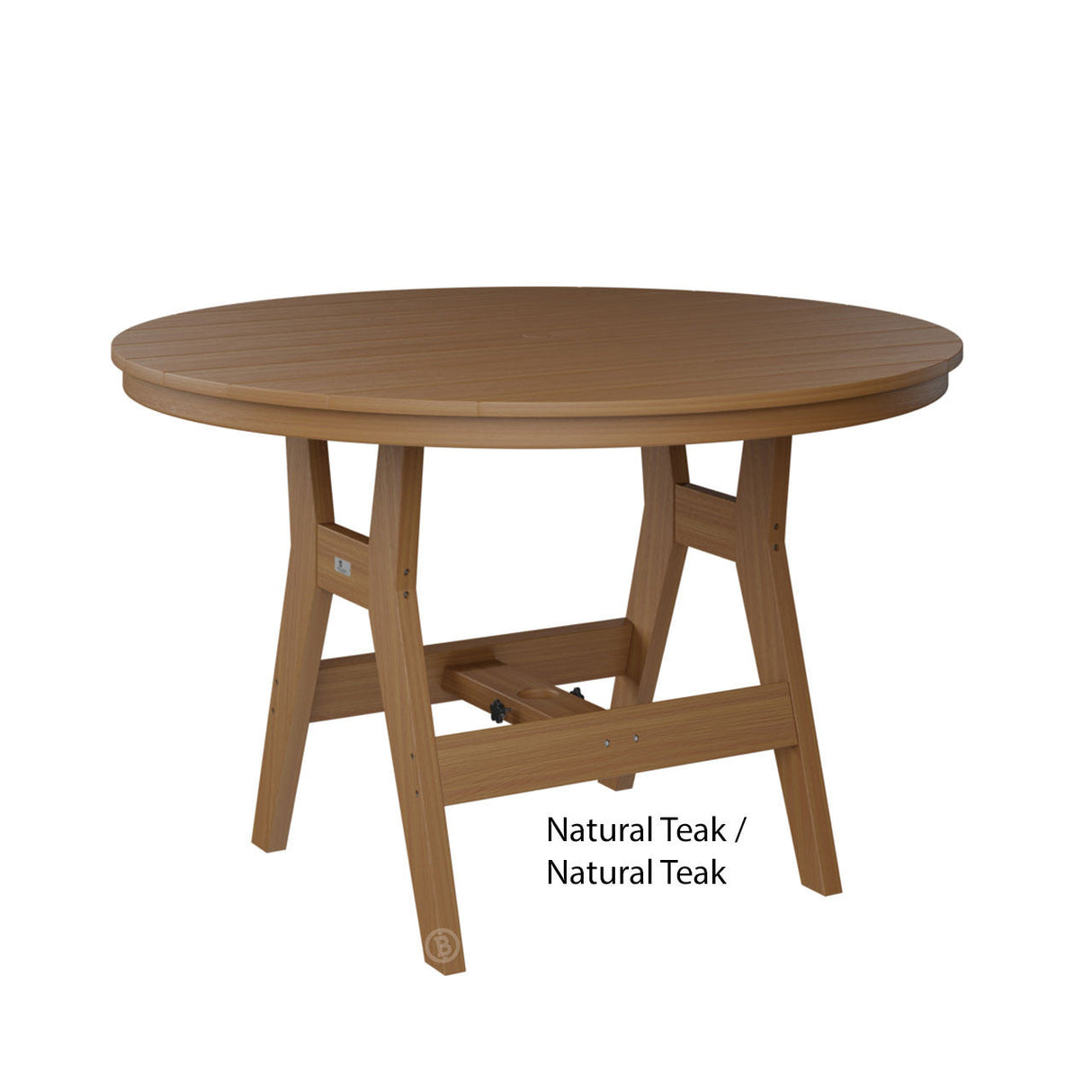 Berlin Gardens Harbor Dining Tables Standard Top 48" Round Dining Table