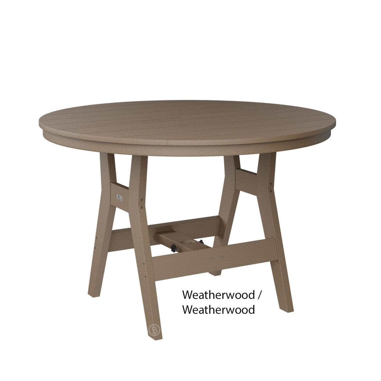 Berlin Gardens Harbor Dining Tables Standard Top 48" Round Dining Table