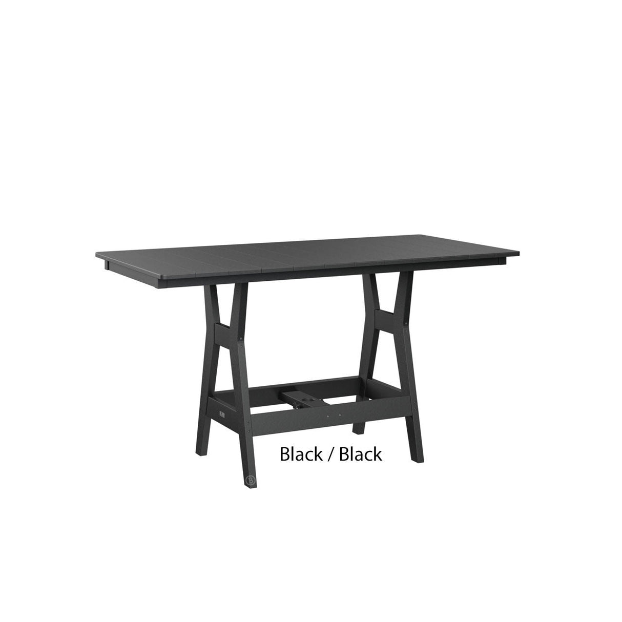 Berlin Gardens Harbor 33" x 66" Rectangular Bar Table
