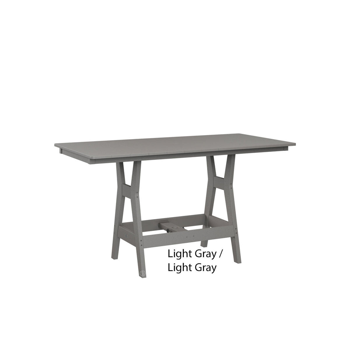 Berlin Gardens Harbor 33" x 66" Rectangular Bar Table