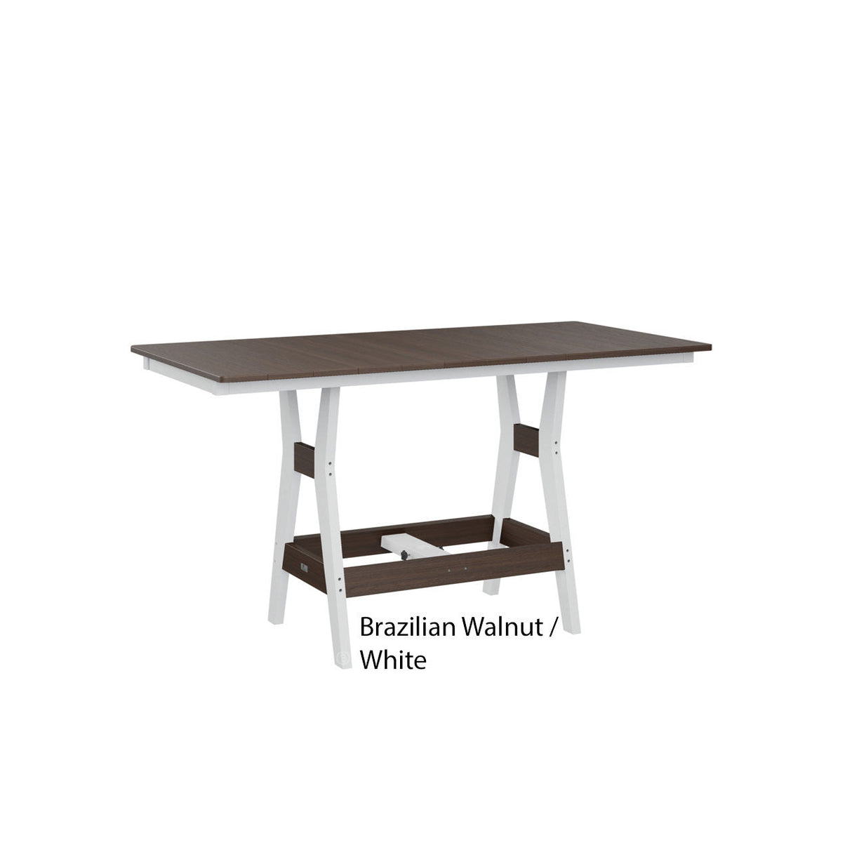 Berlin Gardens Harbor Counter Tables Standard Top 33" x 66" Rectangular Counter Table