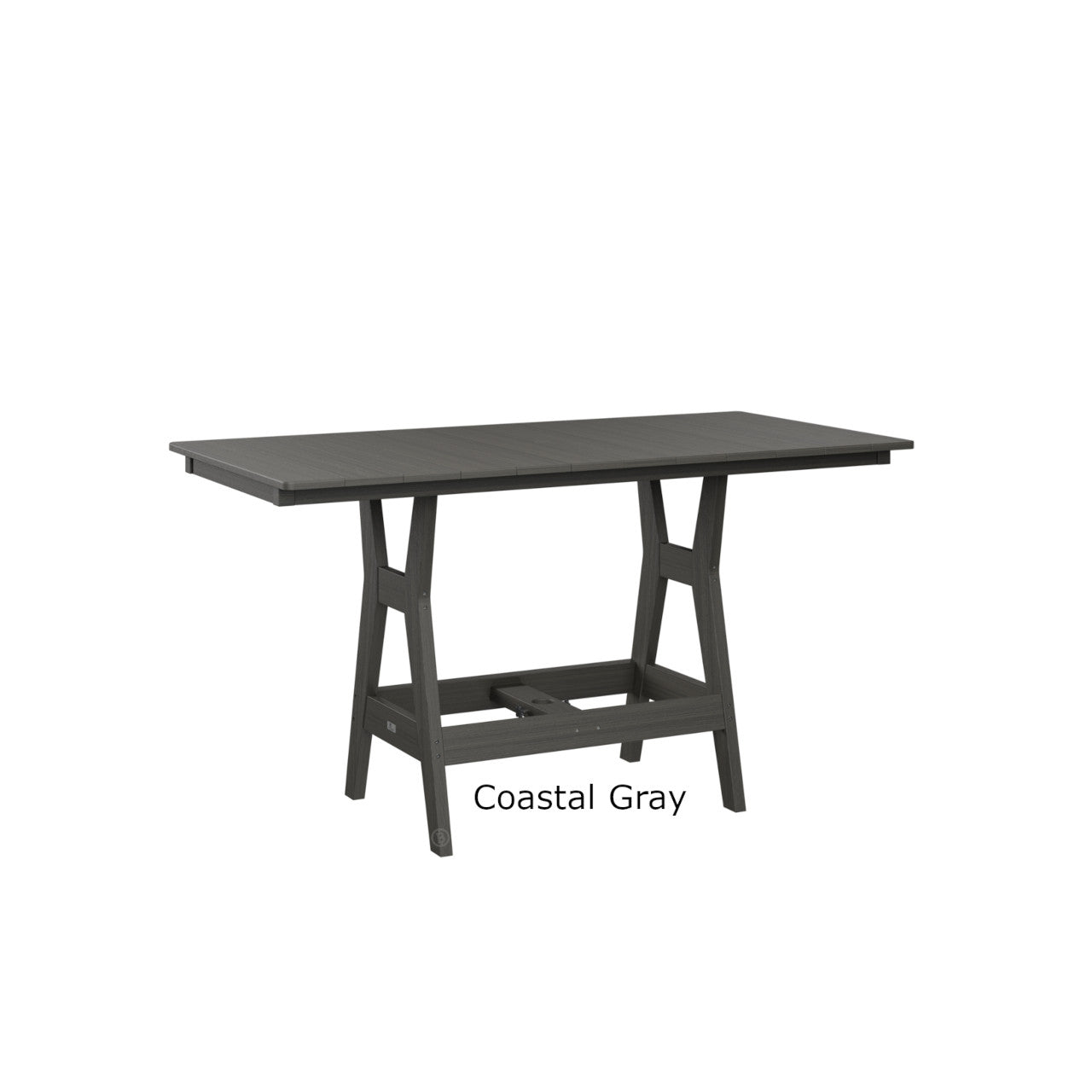 Berlin Gardens Harbor Counter Tables Standard Top 33" x 66" Rectangular Counter Table