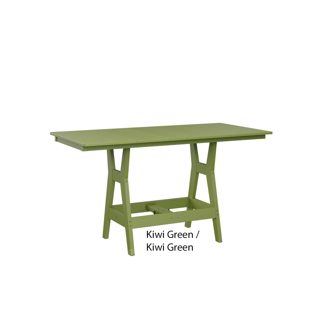 Berlin Gardens Harbor Counter Tables Standard Top 33" x 66" Rectangular Counter Table