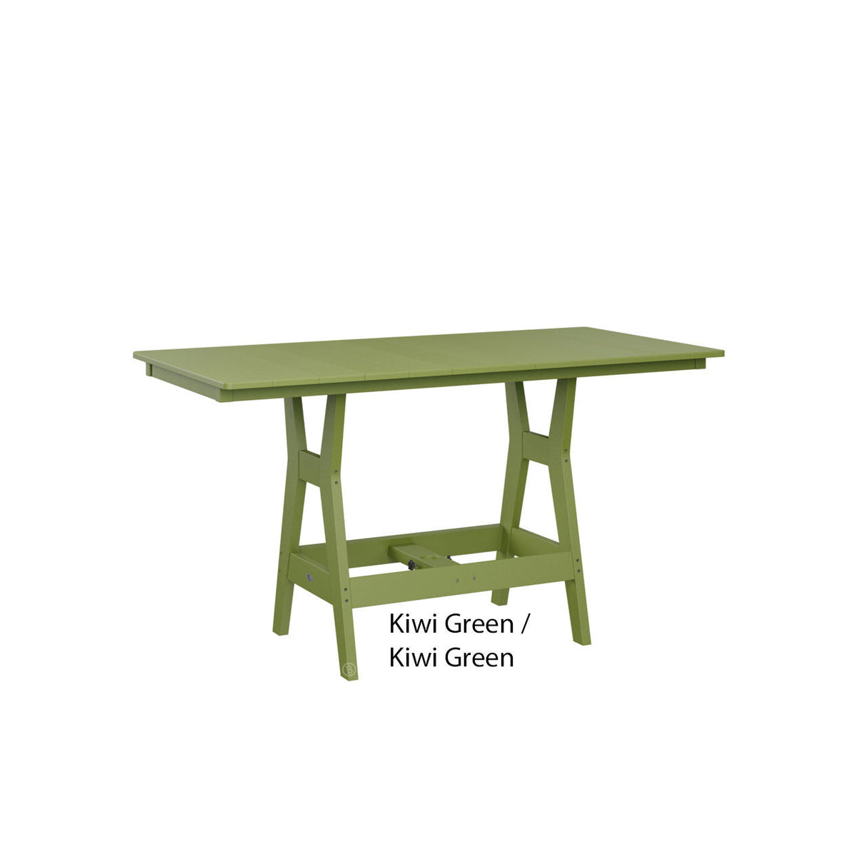 Berlin Gardens Harbor Counter Tables Standard Top 33" x 66" Rectangular Counter Table