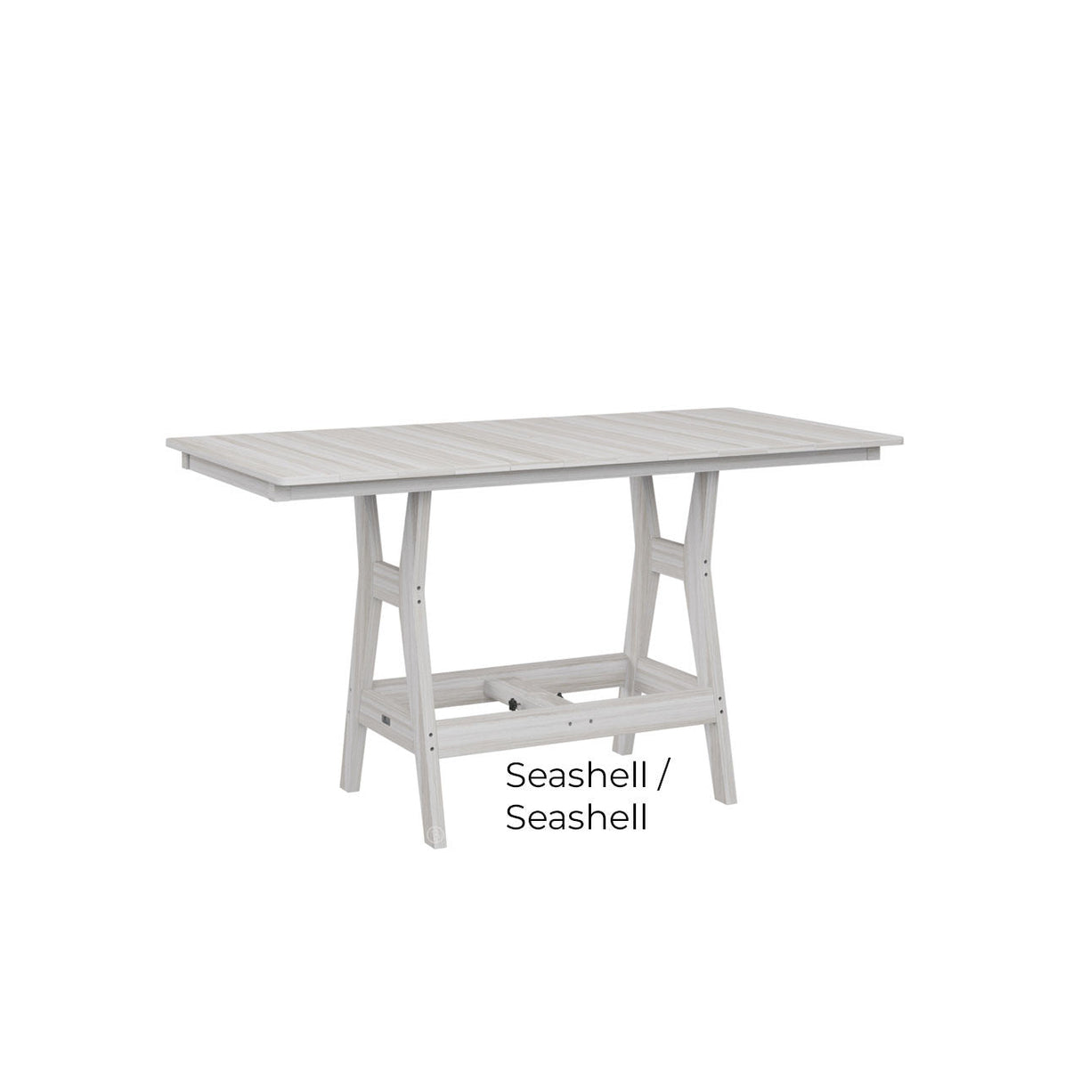 Berlin Gardens Harbor Counter Tables Standard Top 33" x 66" Rectangular Counter Table