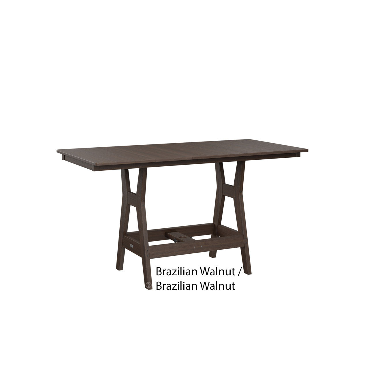 Berlin Gardens Harbor Dining Tables Standard Top 33" x 66" Rectangular Dining Table