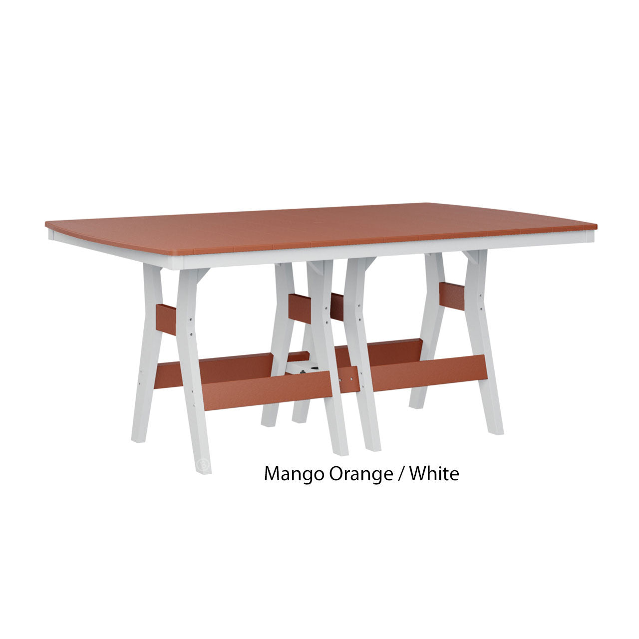 Berlin Gardens Harbor Bar Tables Standard Top 44" x 72" Rectangular Bar Table