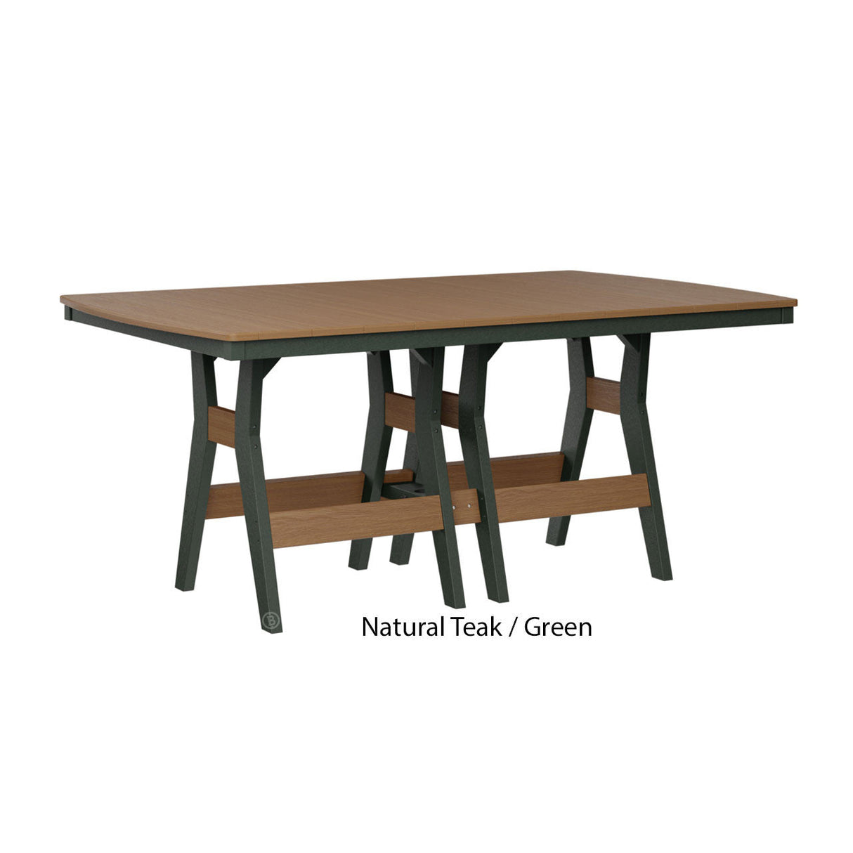 Berlin Gardens Harbor Bar Tables Standard Top 44" x 72" Rectangular Bar Table