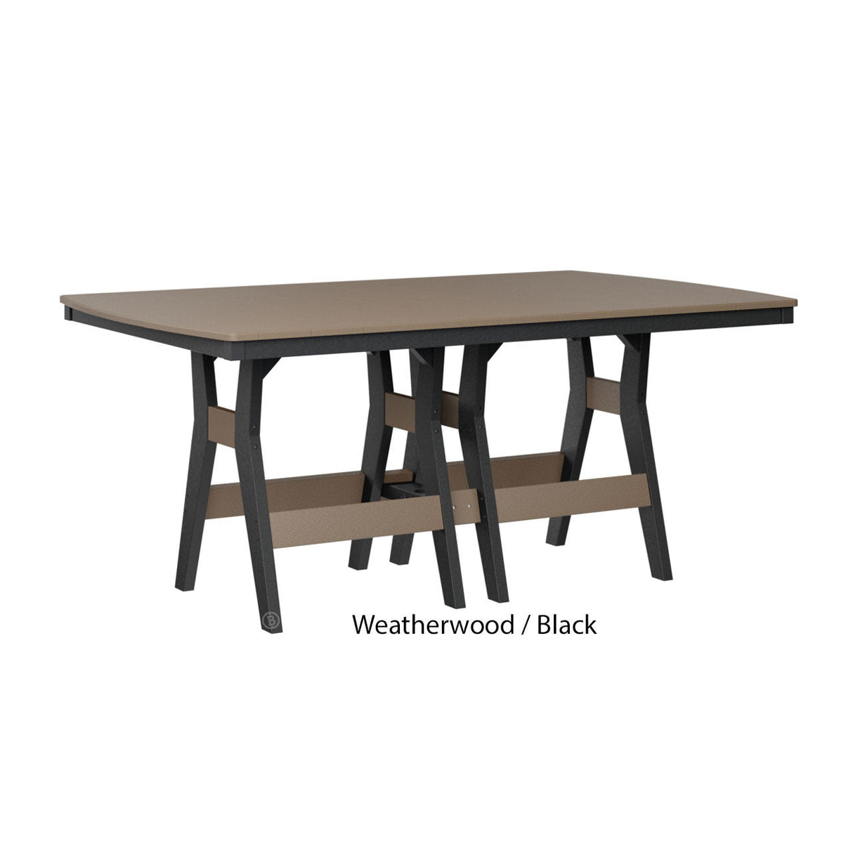 Berlin Gardens Harbor 44" x 72" Rectangular Bar Table