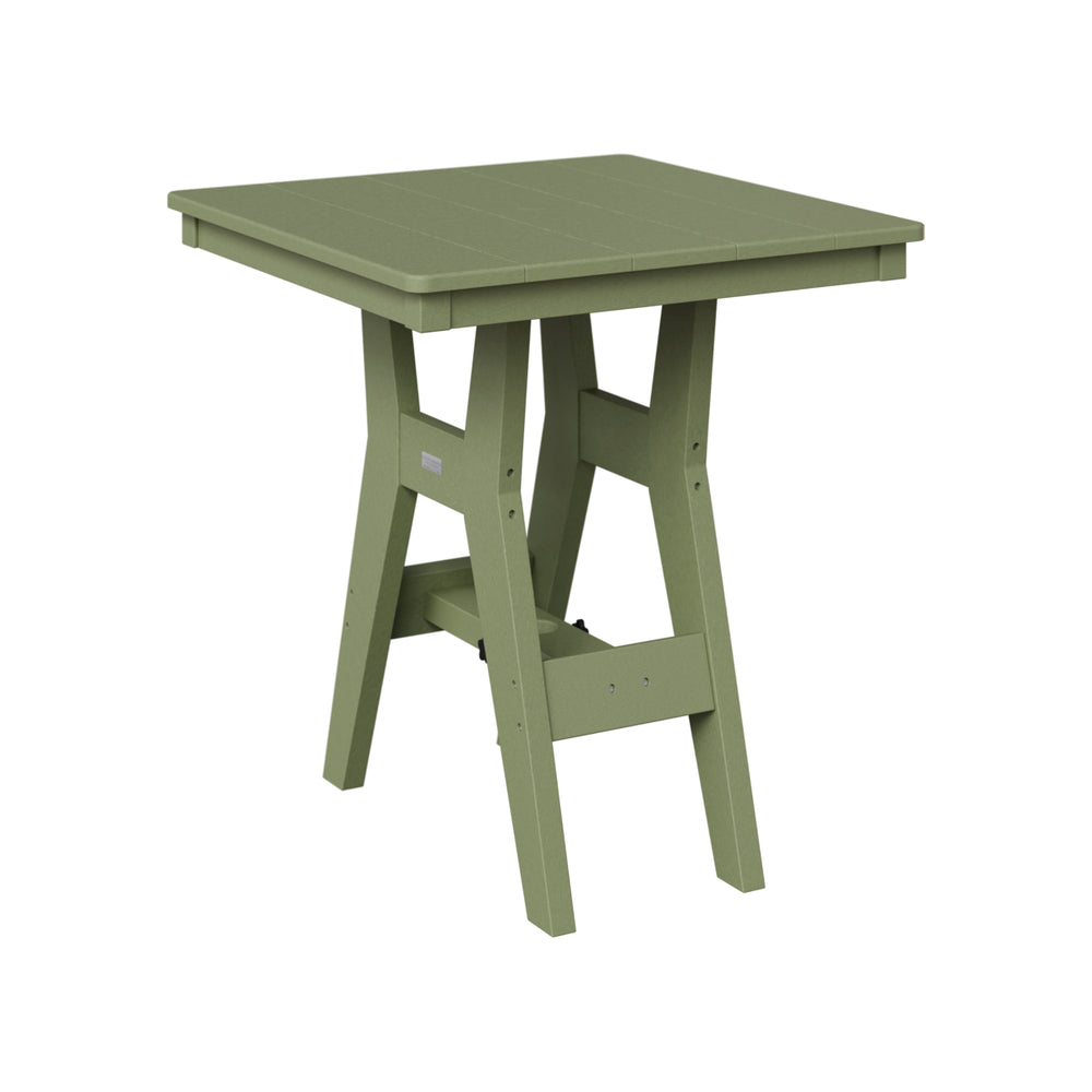 Berlin Gardens Harbor Counter Tables Standard Top 28" Square Counter Table