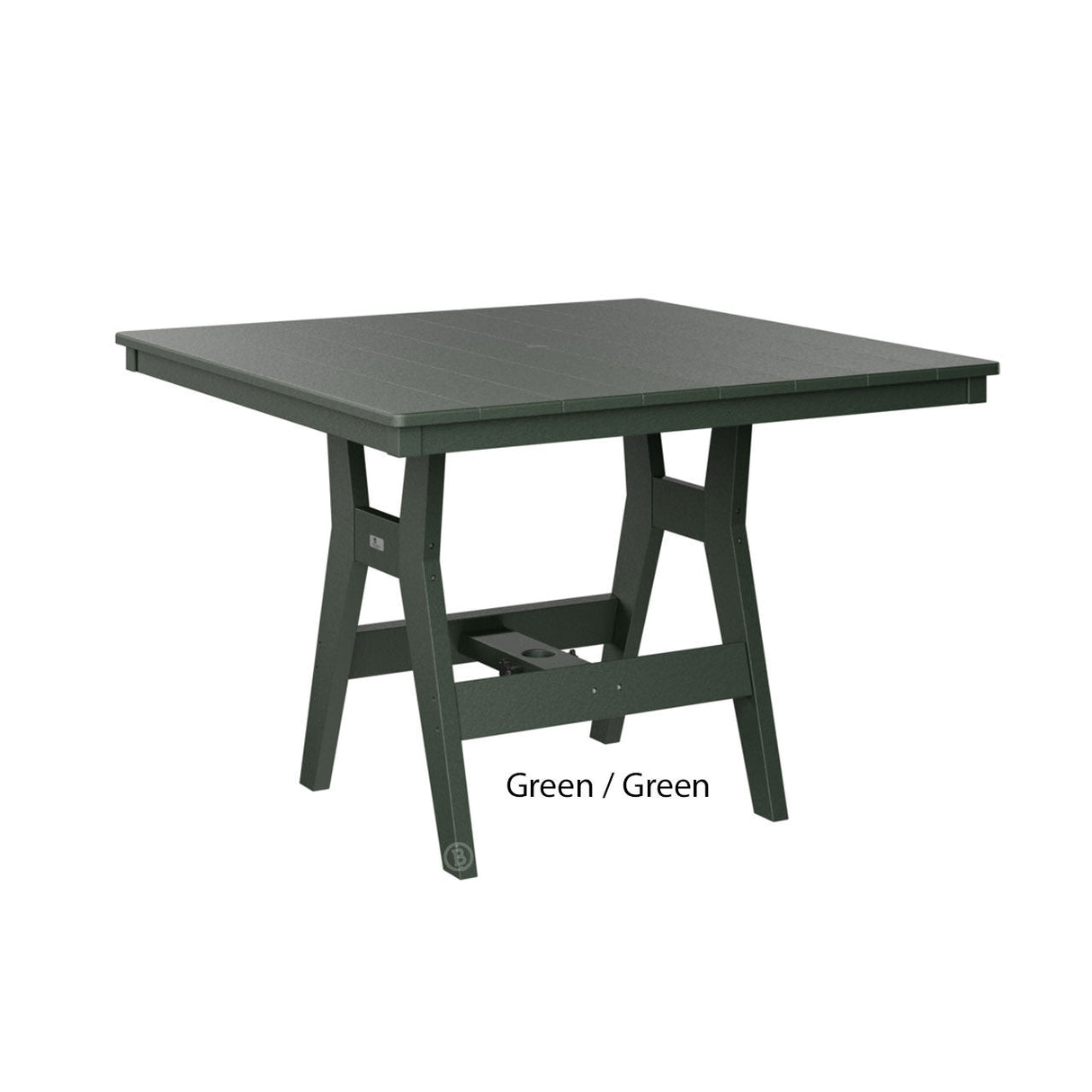 Berlin Gardens Harbor Bar Tables Standard Top 44" Square Bar Table