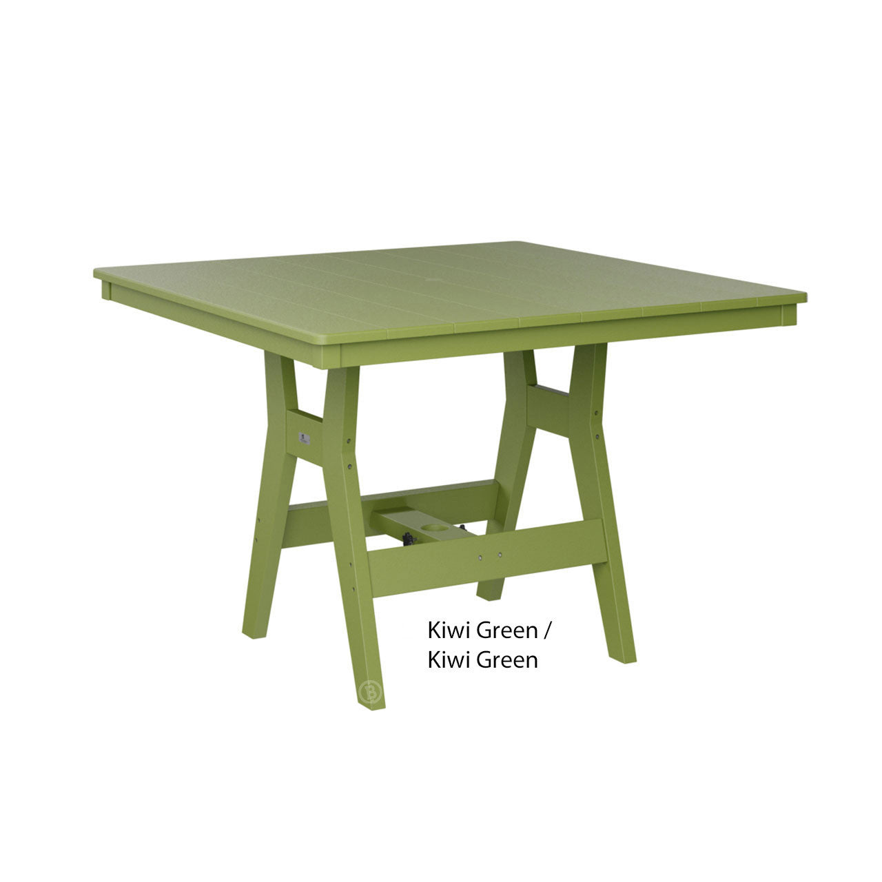 Berlin Gardens Harbor Bar Tables Standard Top 44" Square Bar Table