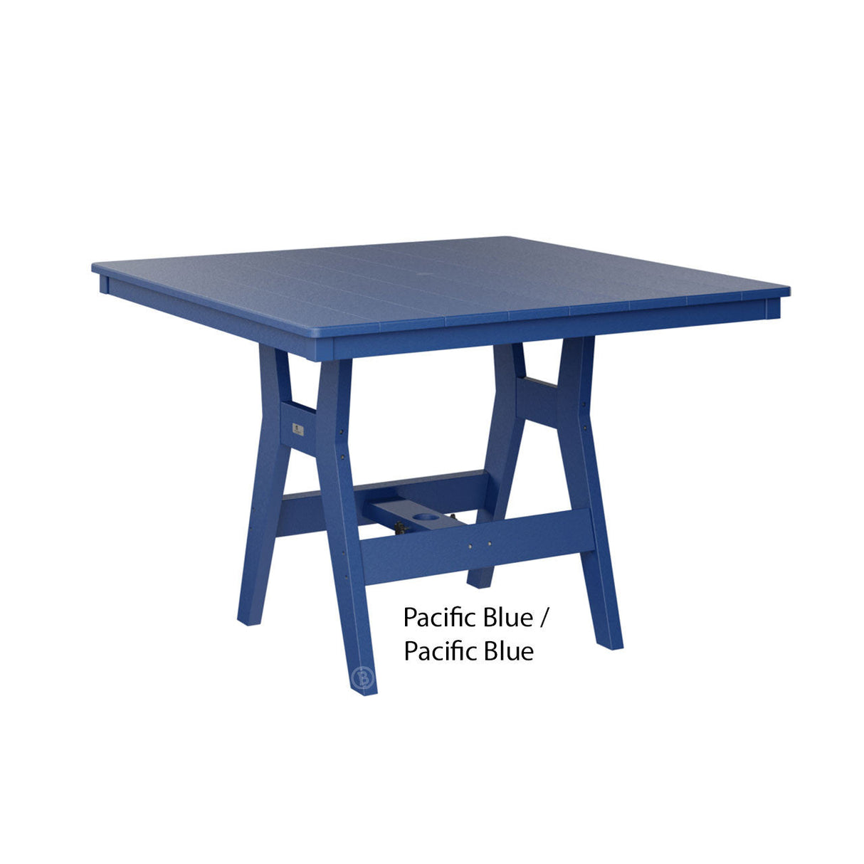 Berlin Gardens Harbor Bar Tables Standard Top 44" Square Bar Table