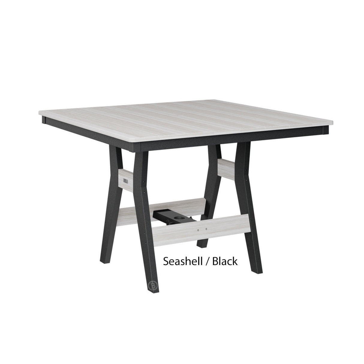 Berlin Gardens Harbor Bar Tables Standard Top 44" Square Bar Table