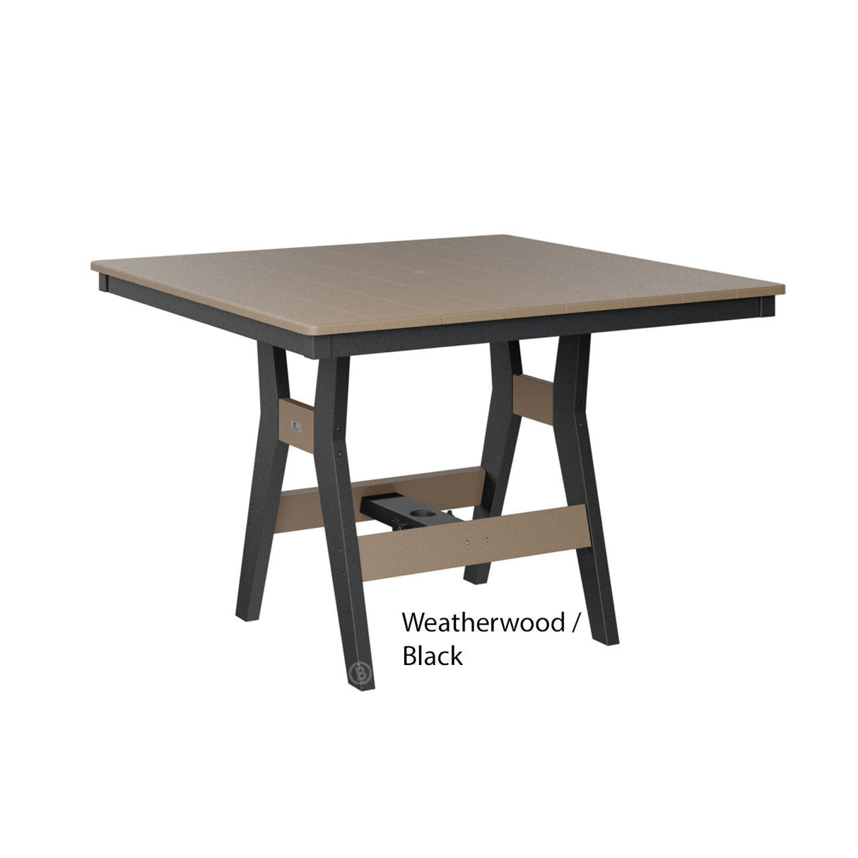 Berlin Gardens Harbor 44" Square Bar Table