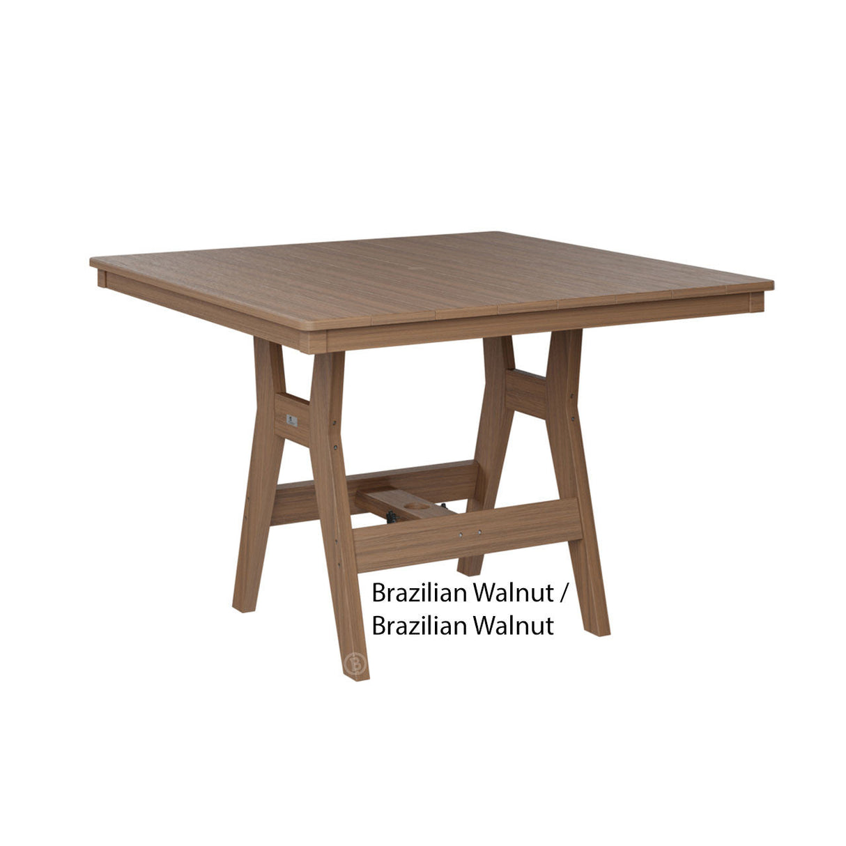 Berlin Gardens Harbor Counter Tables Standard Top 44" Square Counter Table