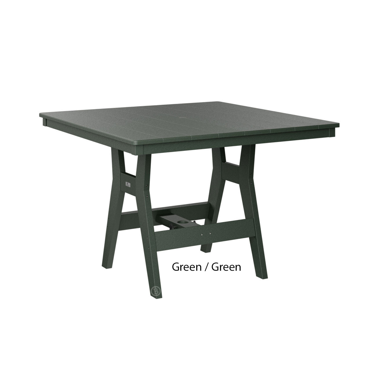 Berlin Gardens Harbor Counter Tables Standard Top 44" Square Counter Table