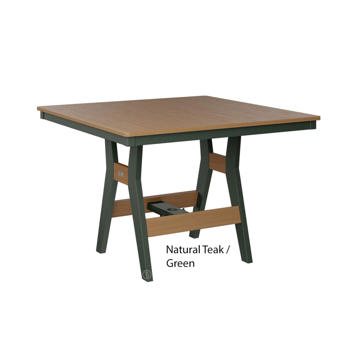 Berlin Gardens Harbor Counter Tables Standard Top 44" Square Counter Table