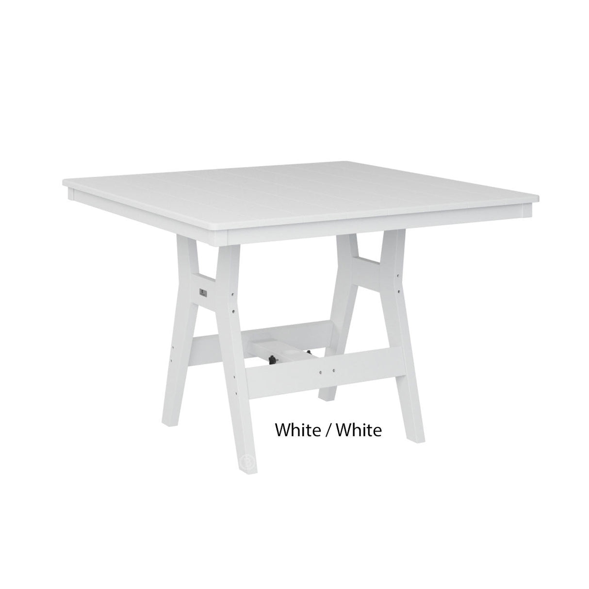 Berlin Gardens Harbor Counter Tables Standard Top 44" Square Counter Table