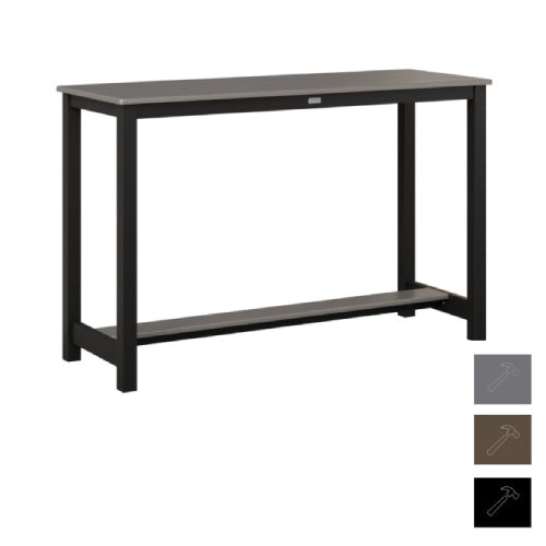 Berlin Gardens Aluminum Balcony Table Bar Height Hammered Top