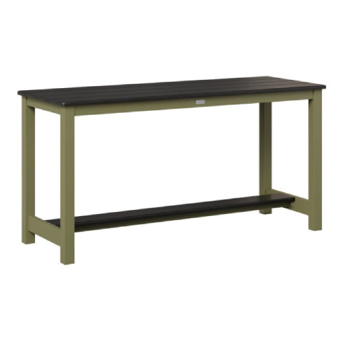 Berlin Gardens Aluminum Balcony Table Dining Height Hammered top