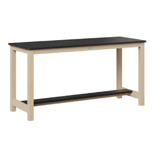 Berlin Gardens Aluminum Balcony Table Dining Height Hammered top