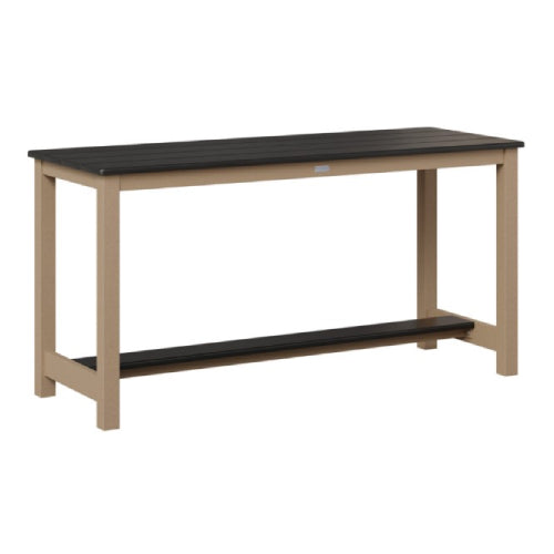 Berlin Gardens Aluminum Balcony Table Dining Height Hammered top