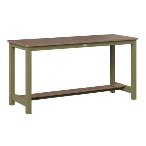 Berlin Gardens Aluminum Balcony Table Dining Height Hammered top