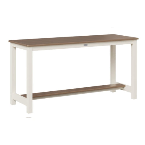 Berlin Gardens Aluminum Balcony Table Dining Height Hammered top