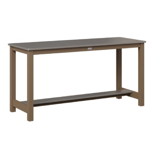 Berlin Gardens Aluminum Balcony Table Dining Height Hammered top