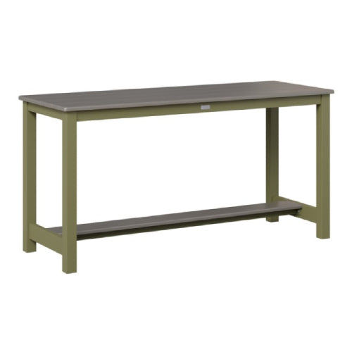 Berlin Gardens Aluminum Balcony Table Dining Height Hammered top