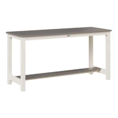 Berlin Gardens Aluminum Balcony Table Dining Height Hammered top