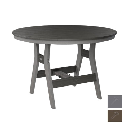 Berlin Gardens Harbor Bar Tables 48" Round Bar Table with Hammered Top