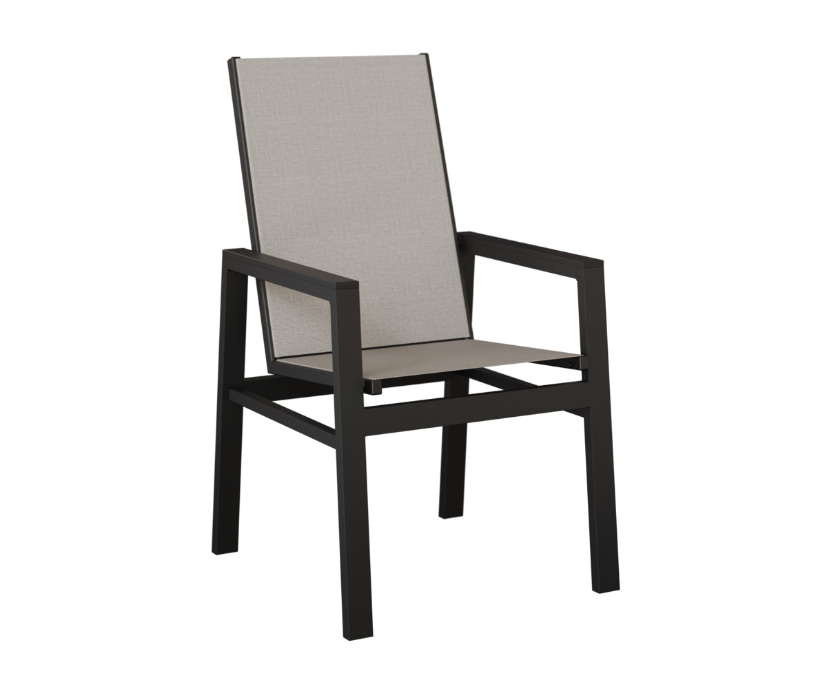 Berlin Gardens Vida High Back Padded Sling Dining Chair