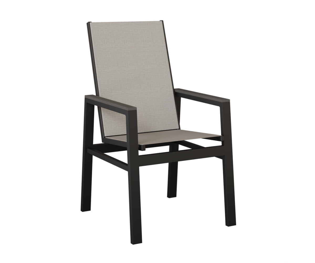 Berlin Gardens Vida High Back Padded Sling Dining Chair