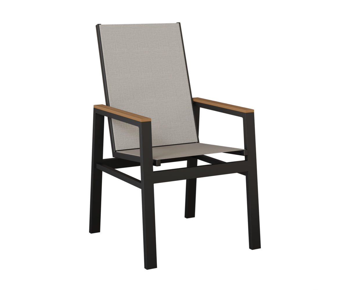 Berlin Gardens Vida High Back Padded Sling Dining Chair