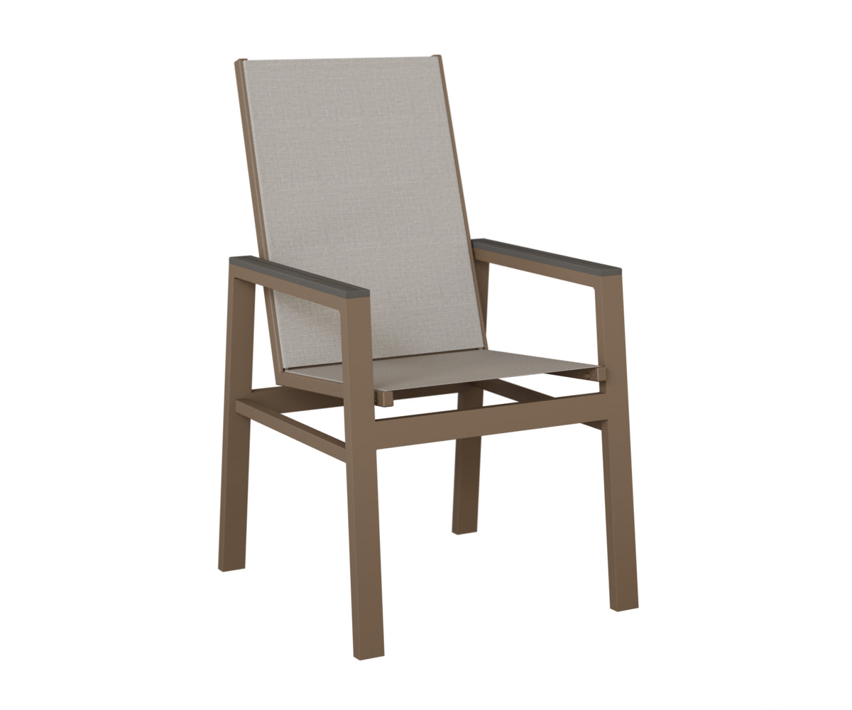 Berlin Gardens Vida High Back Padded Sling Dining Chair