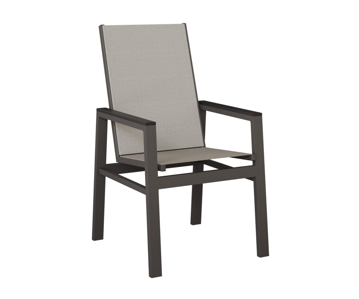 Berlin Gardens Vida High Back Padded Sling Dining Chair