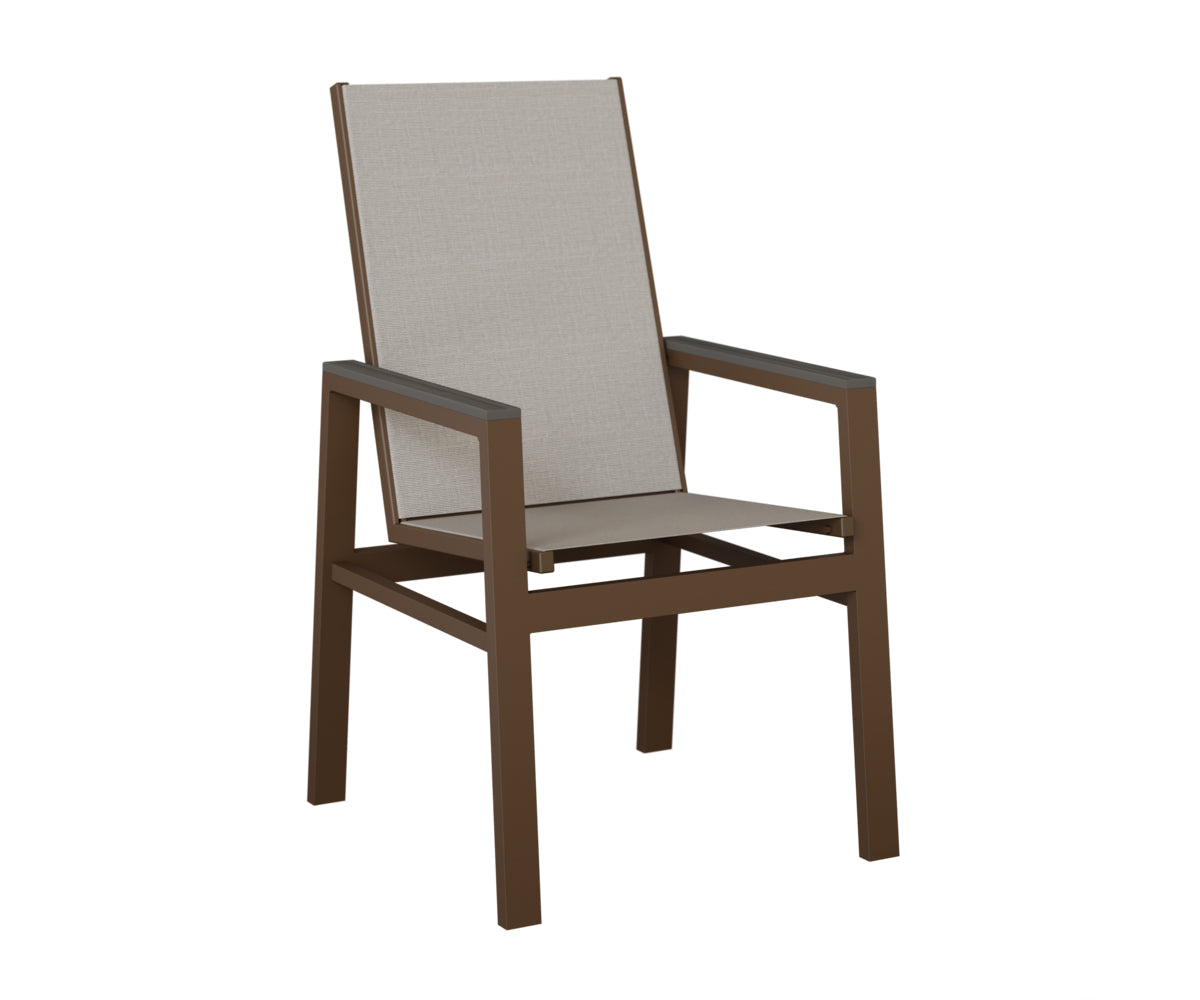 Berlin Gardens Vida High Back Padded Sling Dining Chair