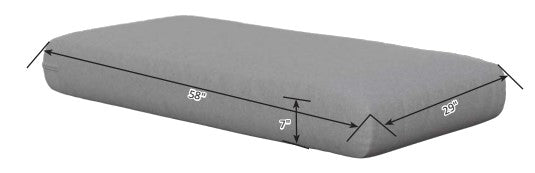 Berlin Gardens Holland Chaise Lounge Seat Cushion