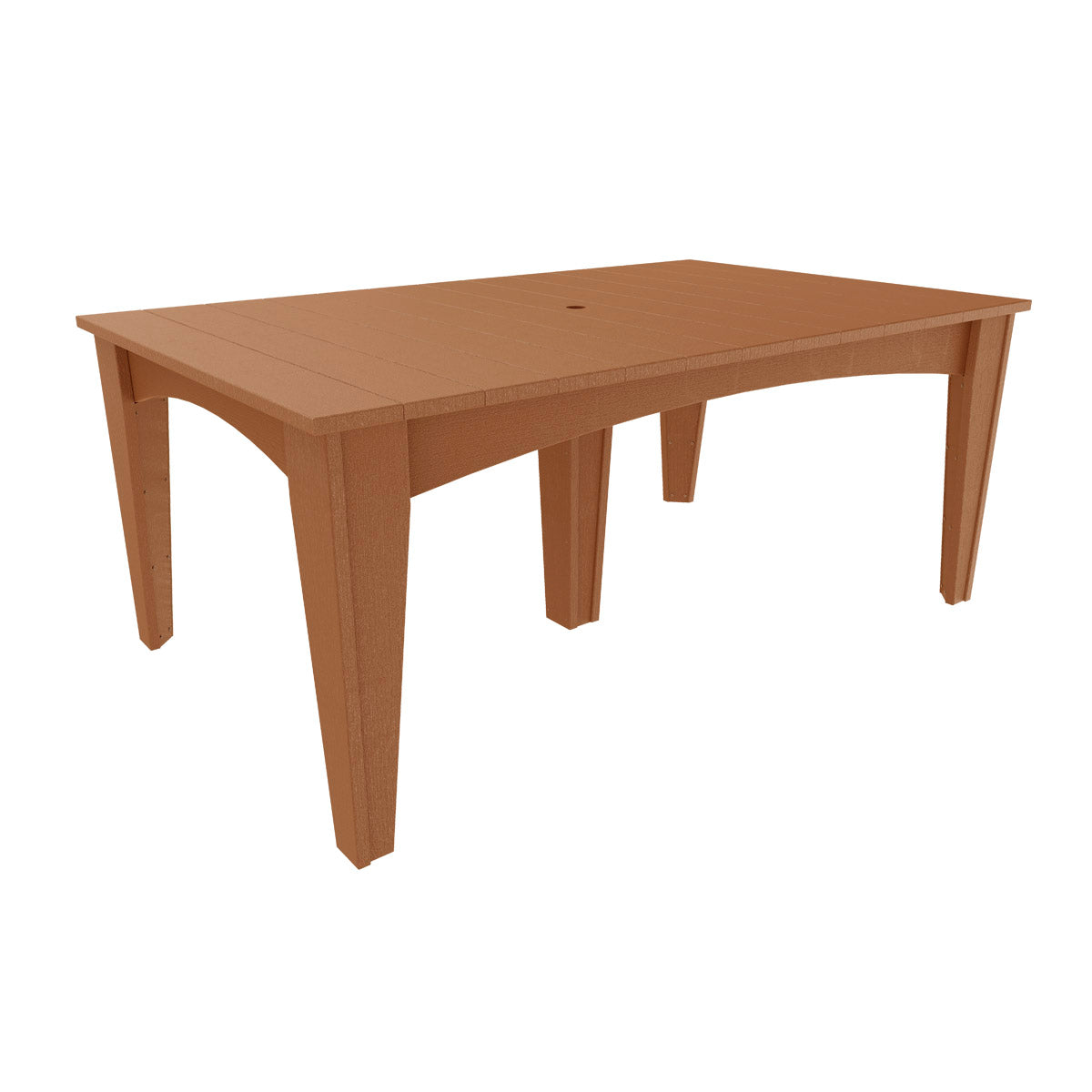 LuxCraft Island 44" x 72" Rectangular Dining Table