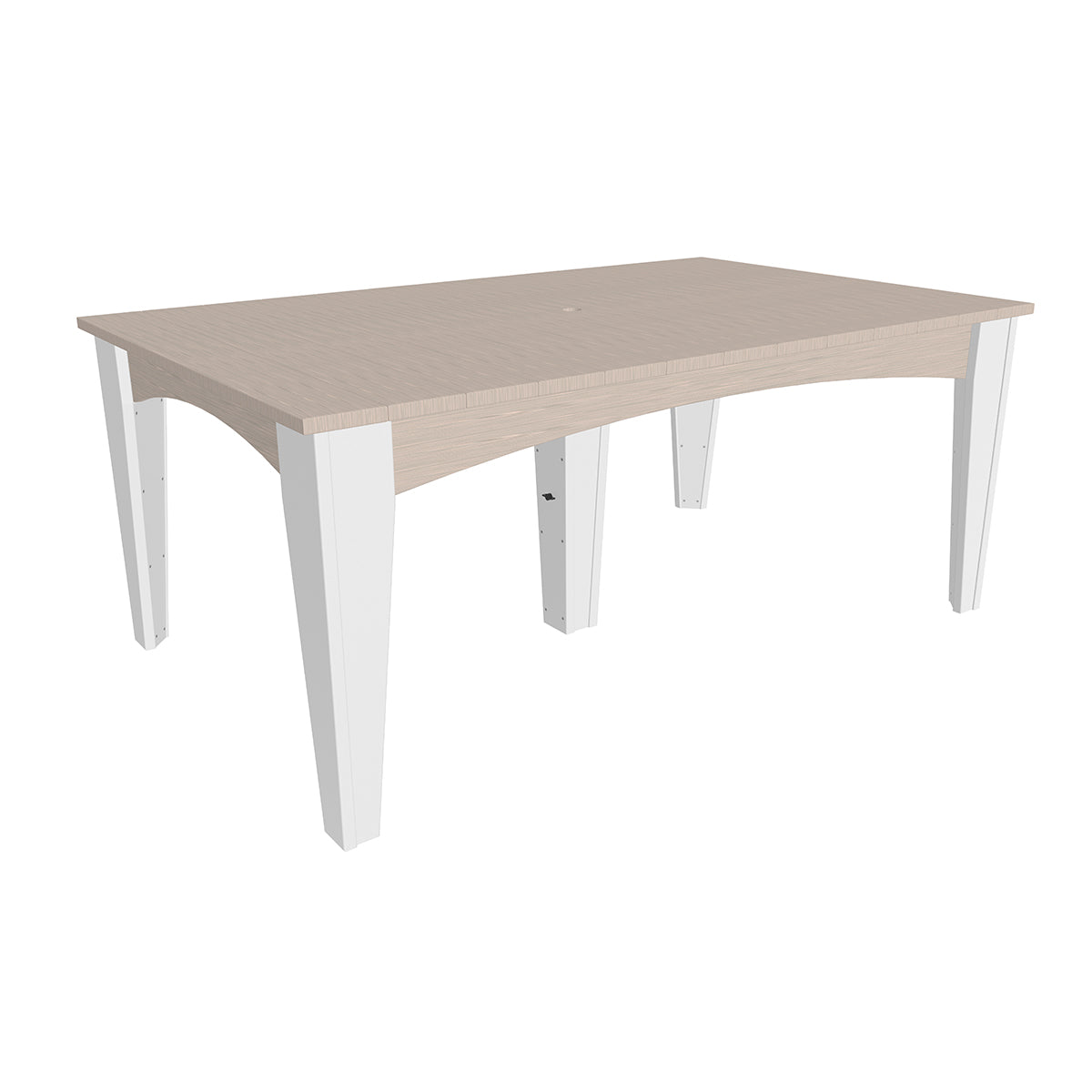 LuxCraft Island 44" x 72" Rectangular Dining Table