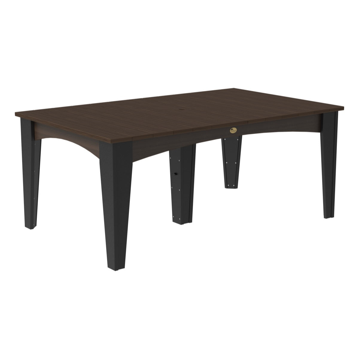 LuxCraft Island 44" x 72" Rectangular Dining Table
