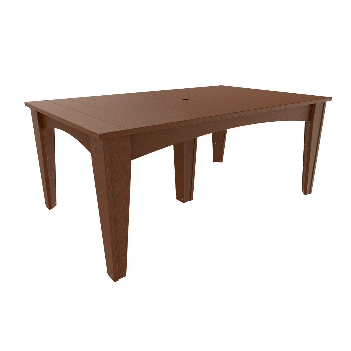 LuxCraft Island 44" x 72" Rectangular Dining Table