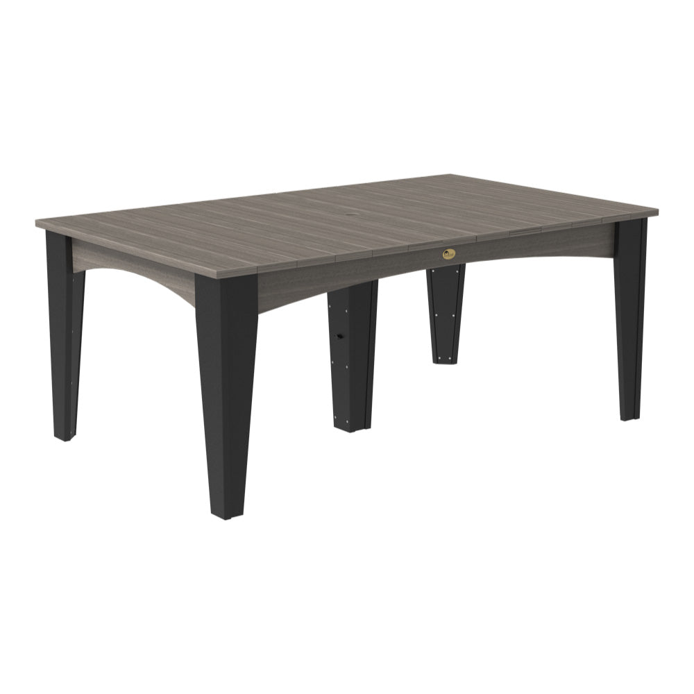 LuxCraft Island 44" x 72" Rectangular Dining Table