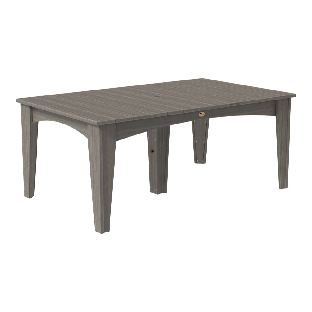 LuxCraft Island 44" x 72" Rectangular Dining Table