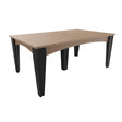LuxCraft Island 44" x 72" Rectangular Dining Table
