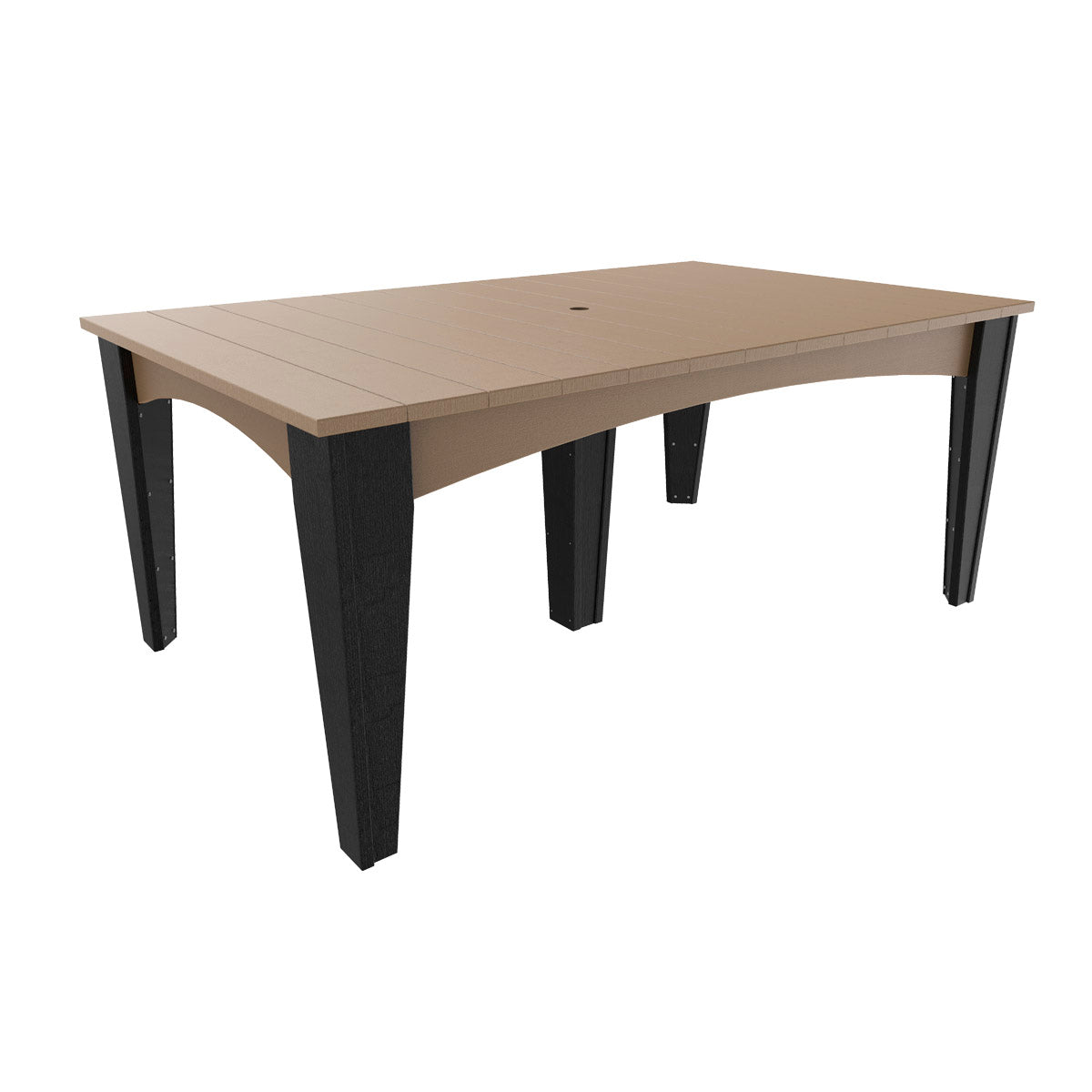 LuxCraft Island 44" x 72" Rectangular Dining Table